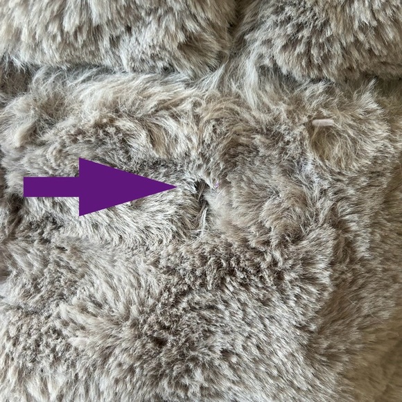 3 AM FOREVER Fluffy Bunny Backpack Purse - Picture 4 of 14